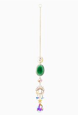 Evil Eye/Agate Crystal Suncatcher