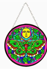 Moth Stained Glass Suncatcher