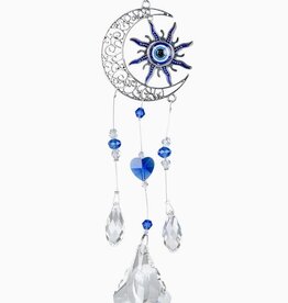 Sun & Moon Evil Eye Suncatcher
