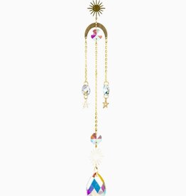 Sun & Moon Crystal Suncatcher