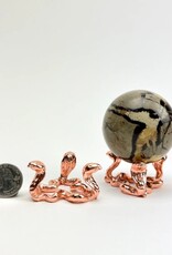 Metal Sphere Stand | Triple Snake