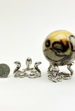 Metal Sphere Stand | Triple Snake