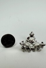 Metal Sphere Stand | Frog| Silver
