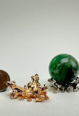 Metal Sphere Stand | Frog| Silver