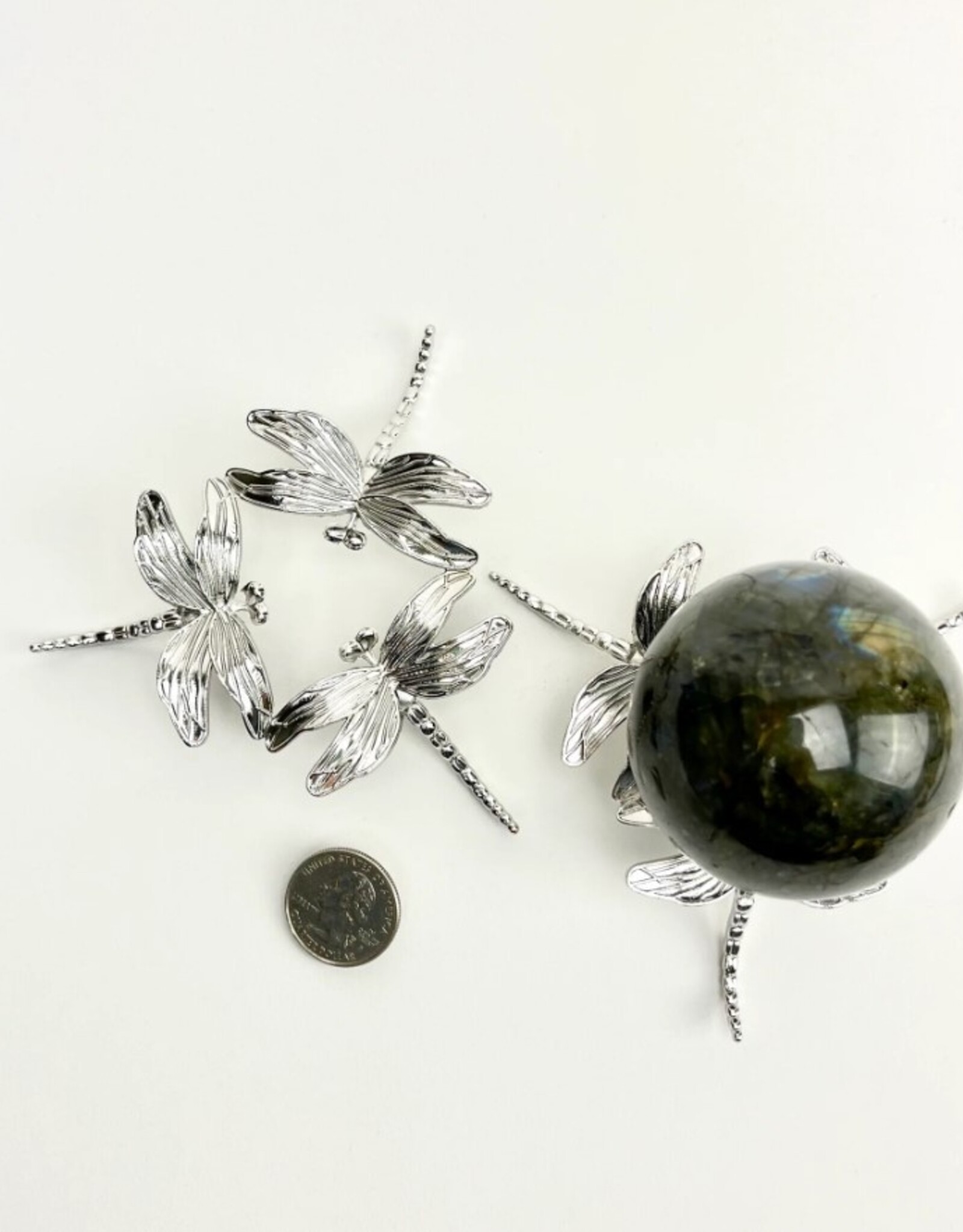 Metal Sphere Stand | Triple Dragonfly