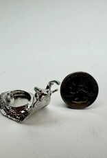 Metal Sphere Stand | Snail| Silver