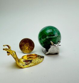 Metal Sphere Stand | Snail| Silver