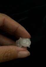 Carved Axolotl | Rose Quartz | 35-40mm