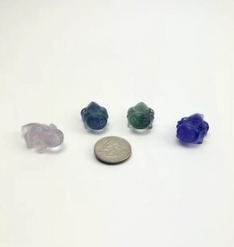Carved Axolotl | 35-40MM | Fluorite