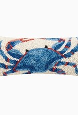 Blue Crab Hook Pillow - 12 x 5 x 1.6 in