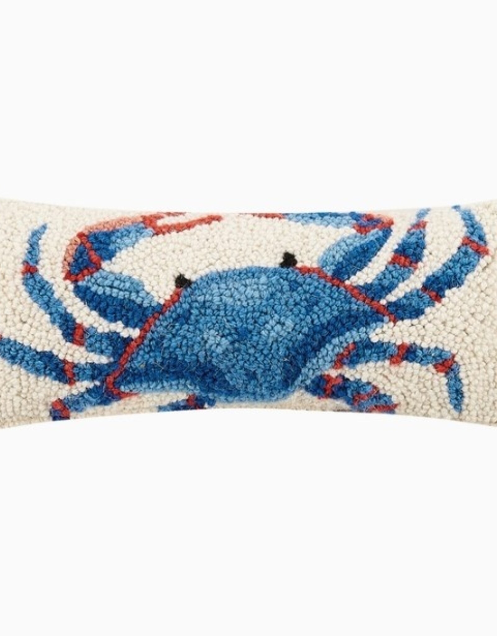 Blue Crab Hook Pillow - 12 x 5 x 1.6 in
