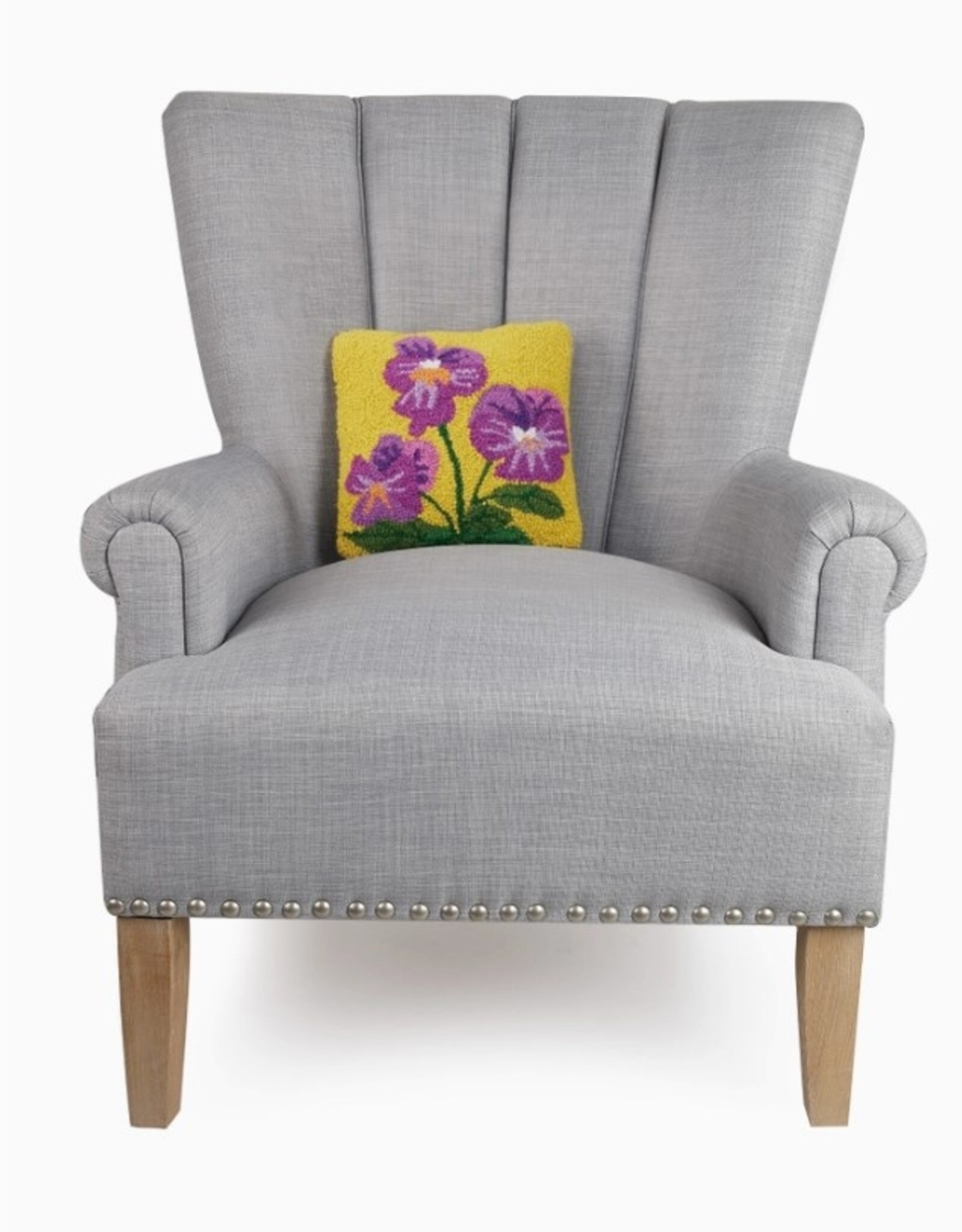 Pansies Hook Pillow