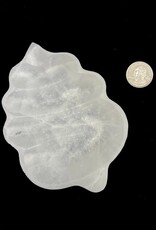 Selenite | Leaf Charging Bowl | Morocco