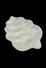 Selenite | Leaf Charging Bowl | Morocco