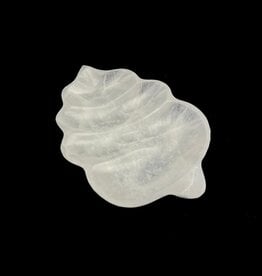 Selenite | Leaf Charging Bowl | Morocco