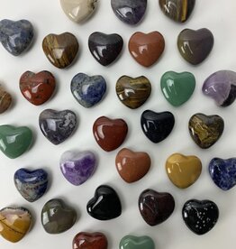 Assorted Chakra Heart Gemstones