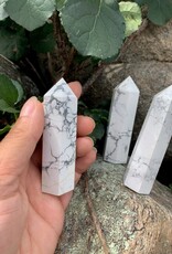 White Howlite Standing Point #1 | 185 MM