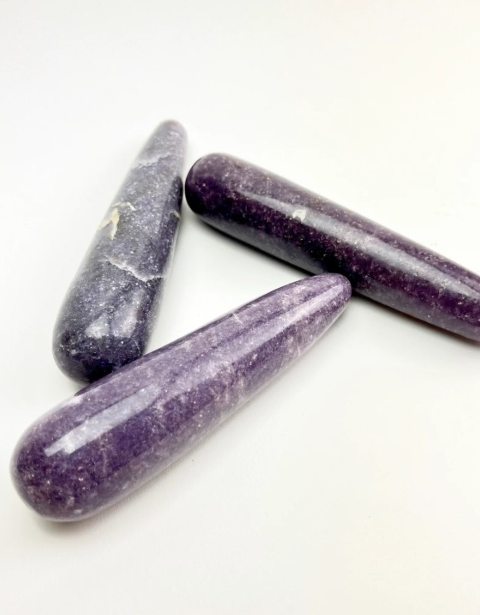 Crystal Massage Wand 5-6" |  Lepidolite