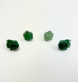Carved Axolotl | 35-40MM | Green Aventurine