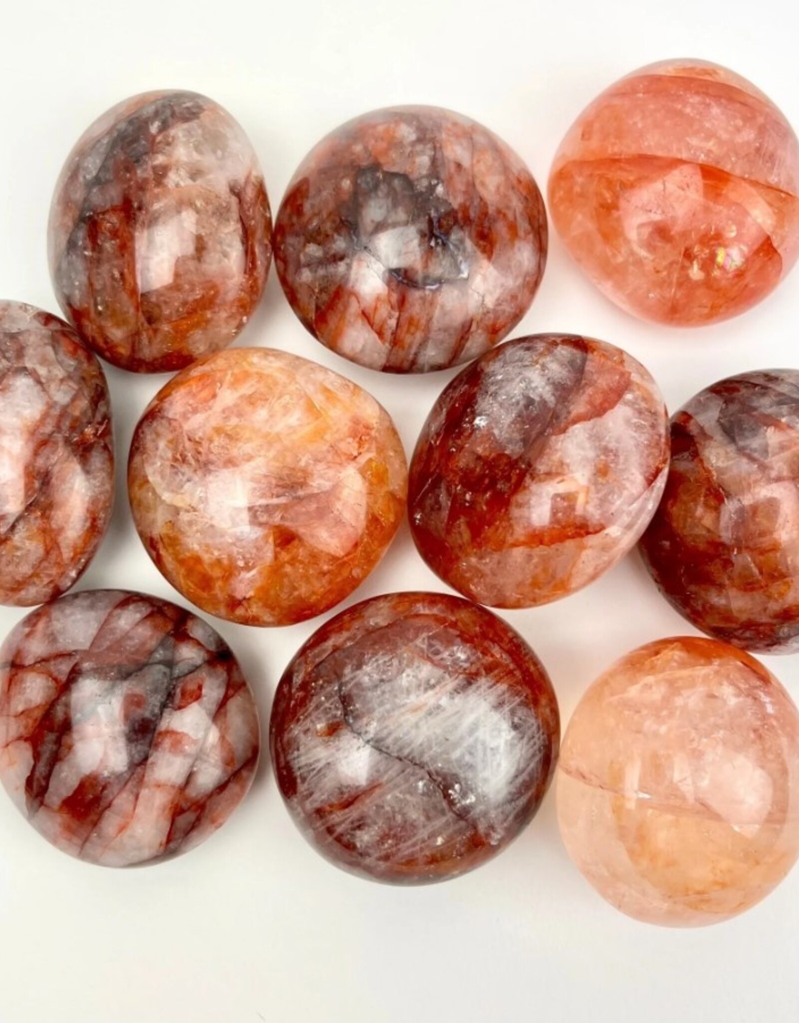 Hematoid Quartz | Palmstone | 30-60mm | Madagascar