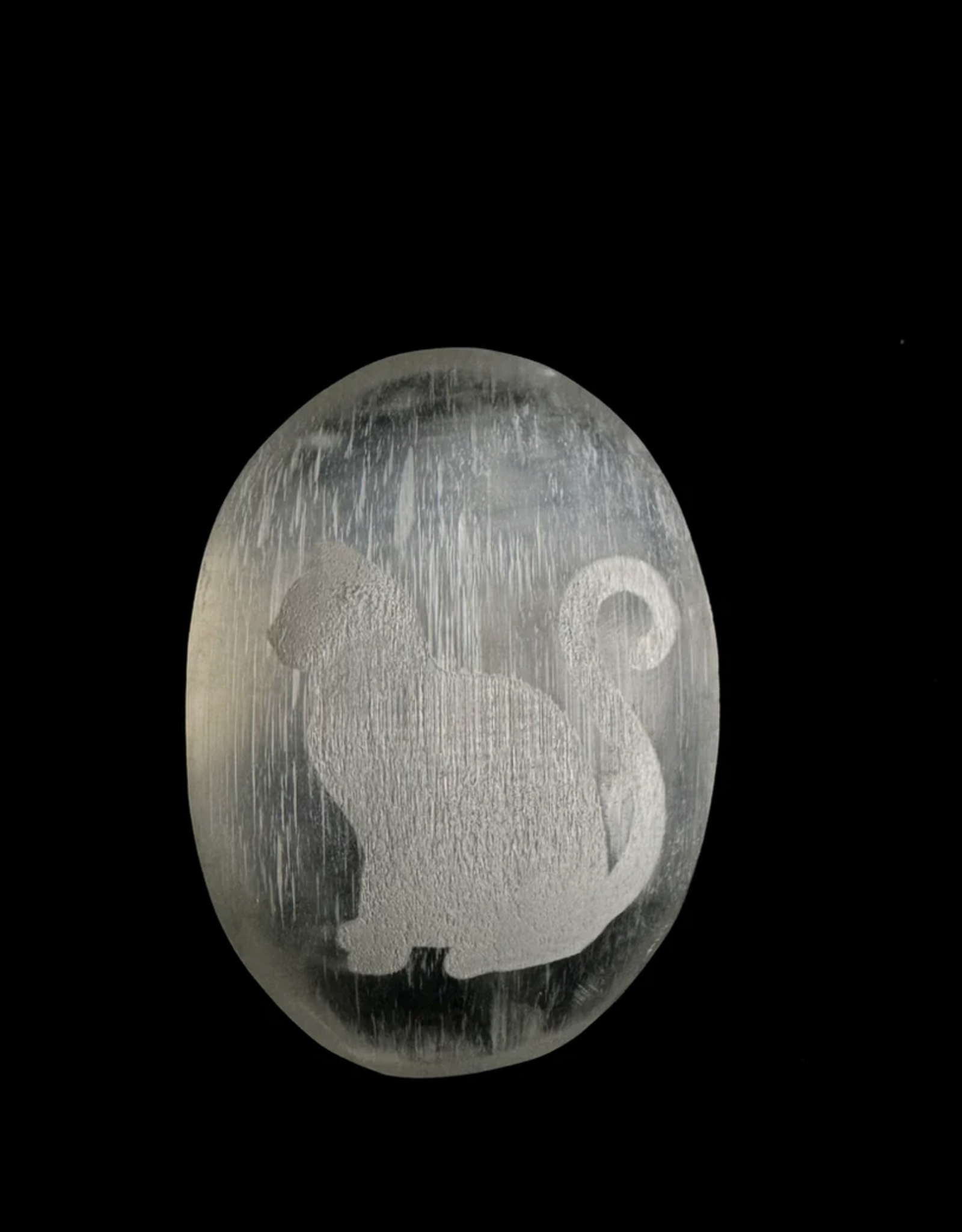 Halloween Selenite Palmstones |