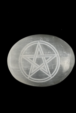 Halloween Selenite Palmstones |