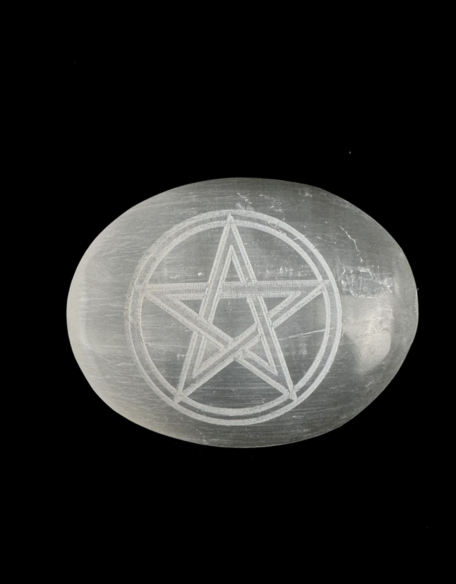 Halloween Selenite Palmstones |