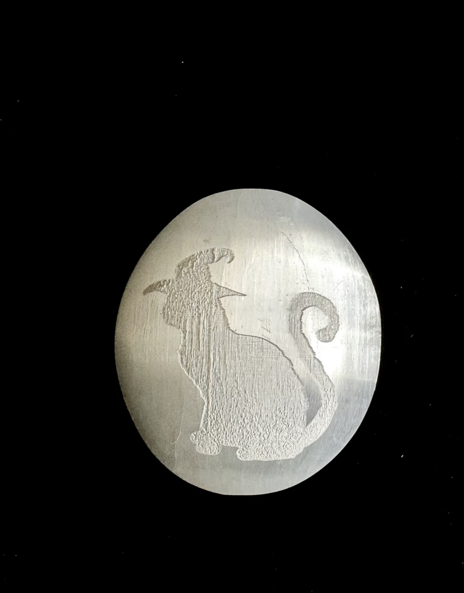 Halloween Selenite Palmstones |