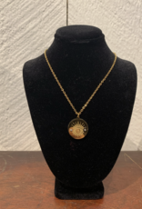 *Evil Eye Coin Necklace