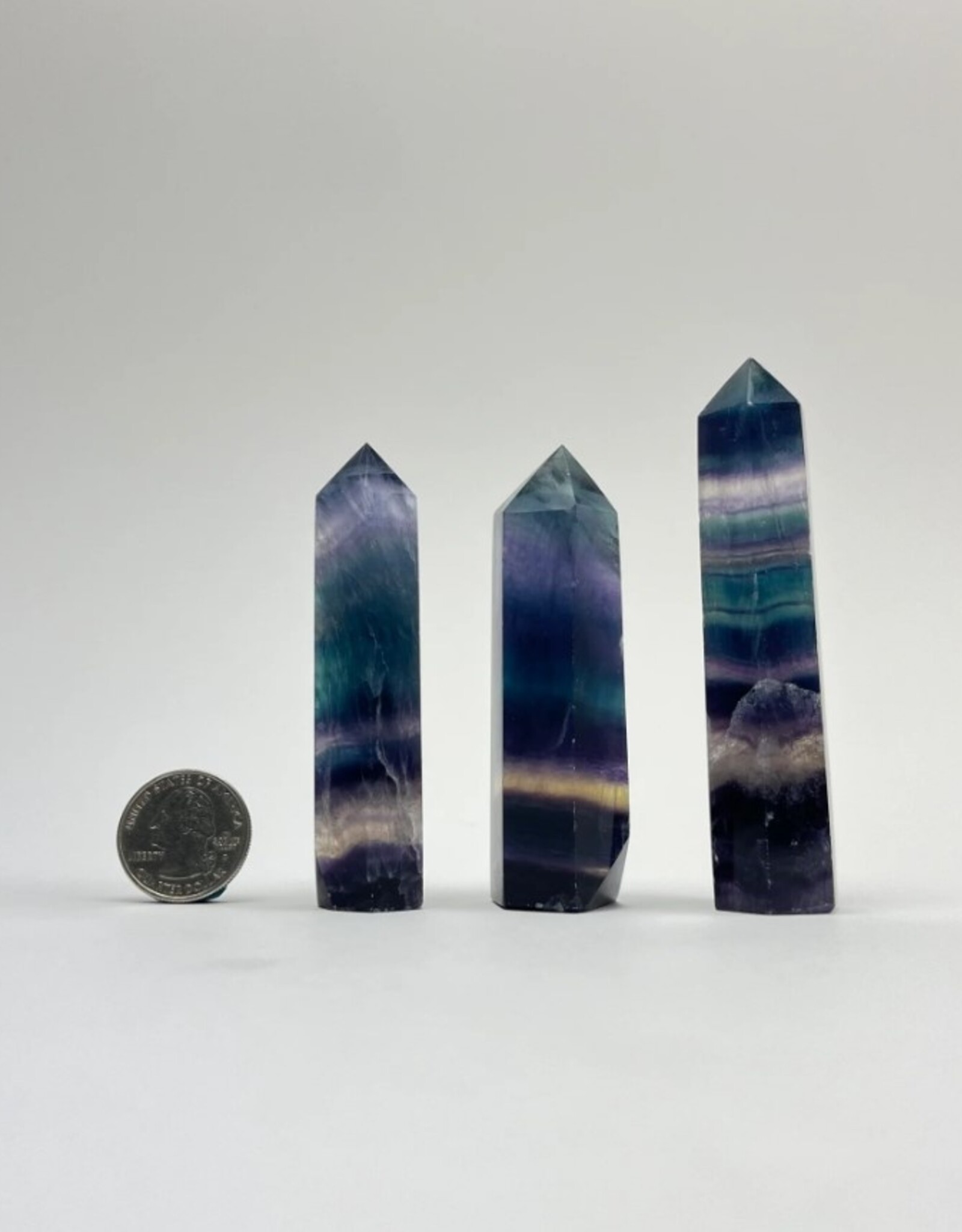 Rainbow Fluorite | Polished Points | 85-95mm