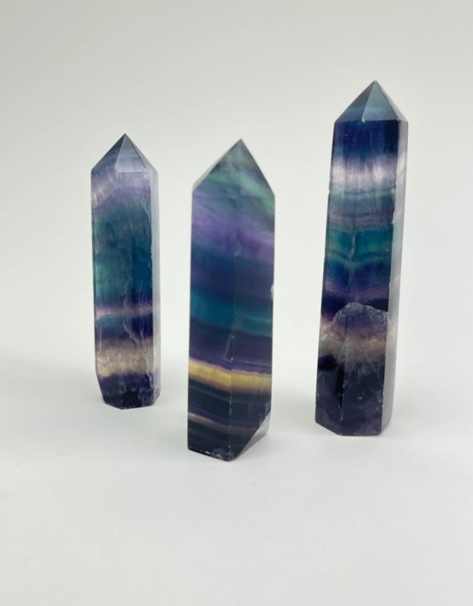 Rainbow Fluorite | Polished Points | 85-95mm