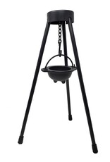 Holder - Iron Tripod Cauldron 14"