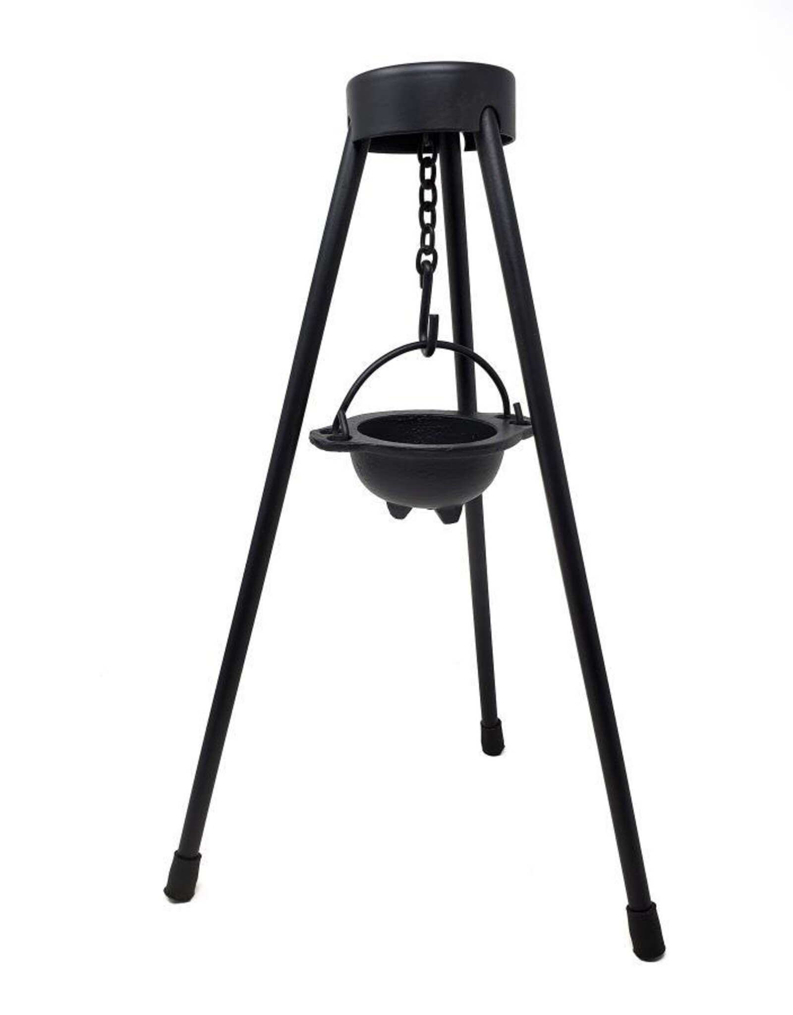 Holder - Iron Tripod Cauldron 14"