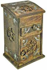Herb Chest - Pentacle Carved