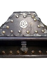 Chest - Wood Pentacle Inlaid Black
