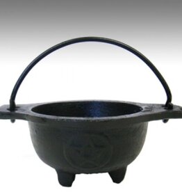 Cast Iron Cauldron - Pentagram 3"D