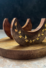 Limited Edition Crescent Moon Wooden Tarot Card Holder