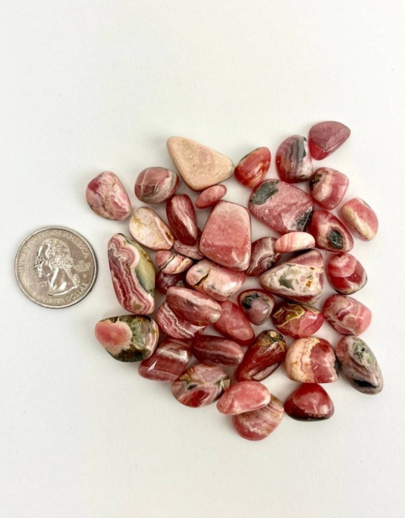Rhodochrosite Tumbled | 5-15MM | Argentina