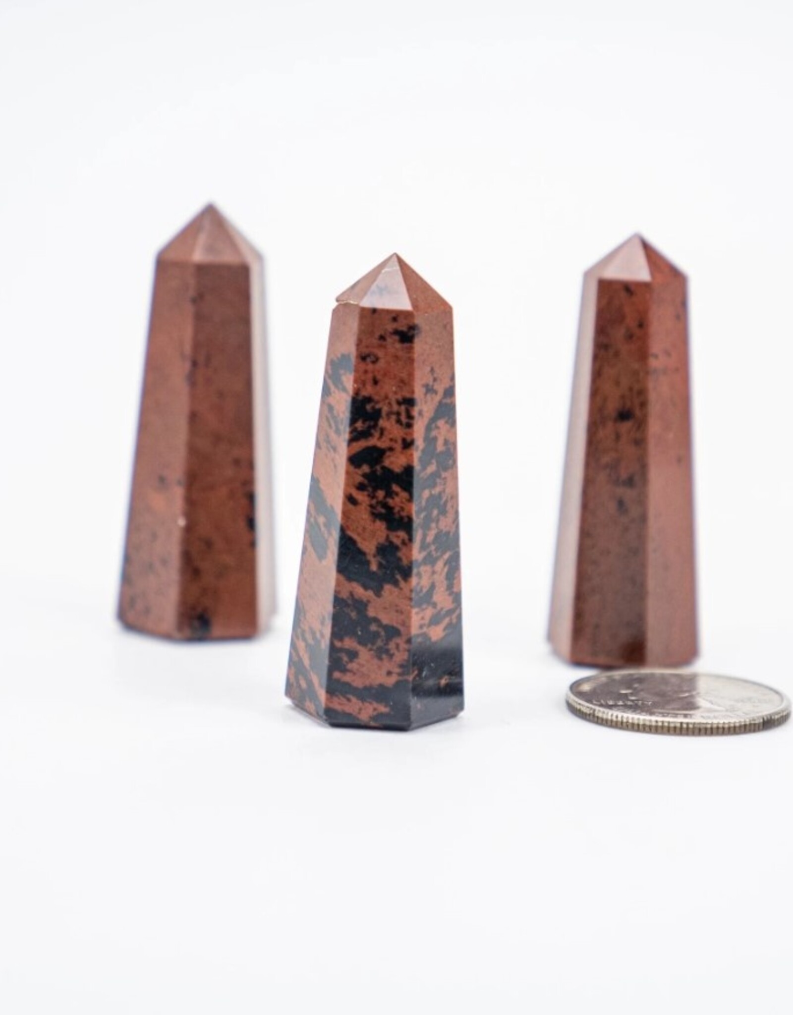 Tapered Obelisk | Mahogany Obsidian | Standing Point