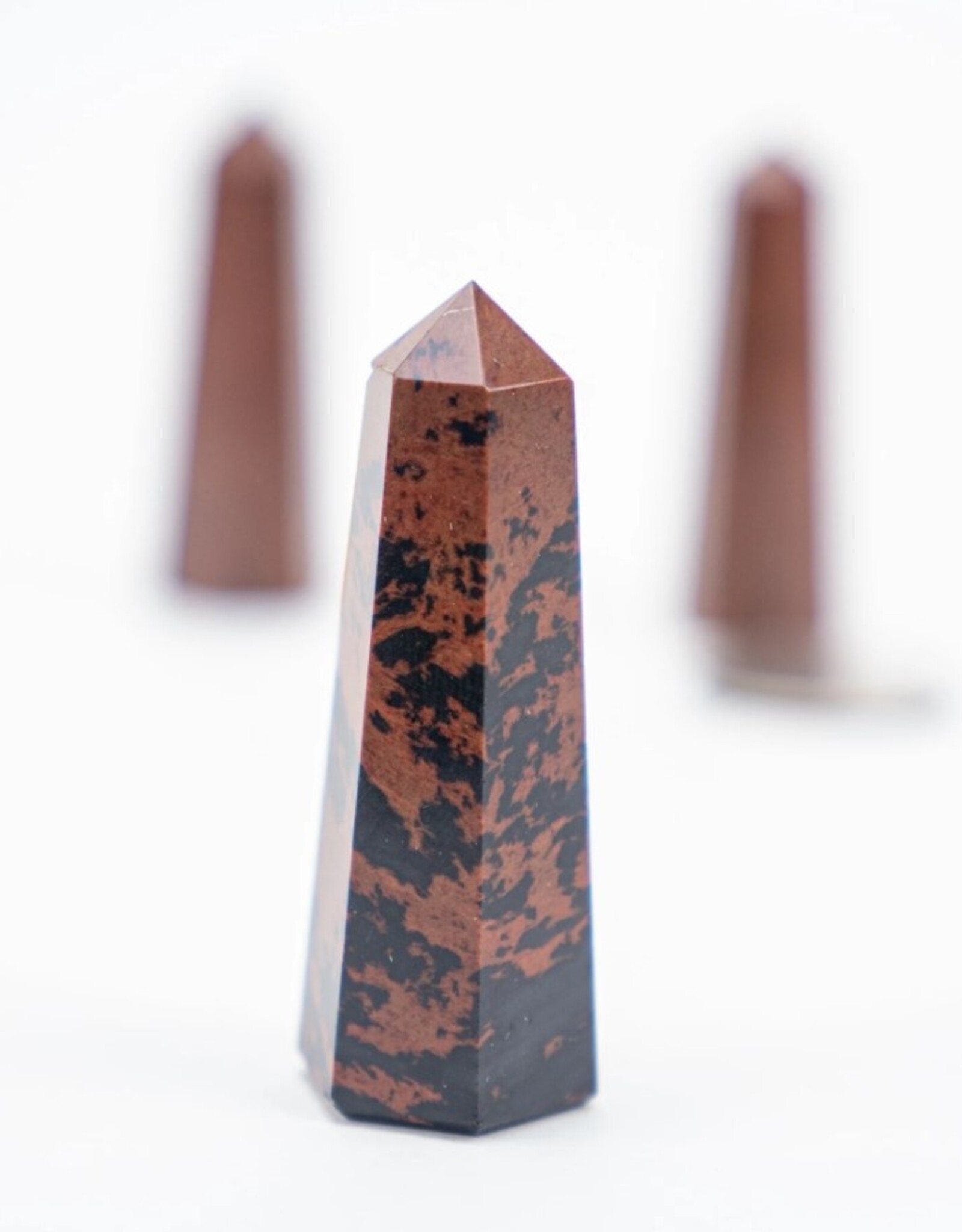 Tapered Obelisk | Mahogany Obsidian | Standing Point