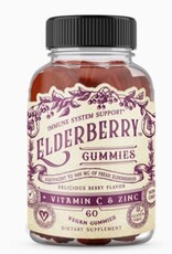 *Elderberry Gummies with Zinc + Vitamin C- 60 Ct *Elderberry Gummies with Zinc + Vitamin C- 60 Ct