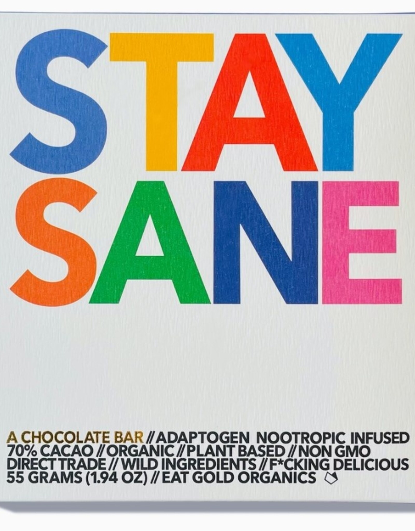 Stay Sane A Potent, Functional & Delicious Chocolate Bar