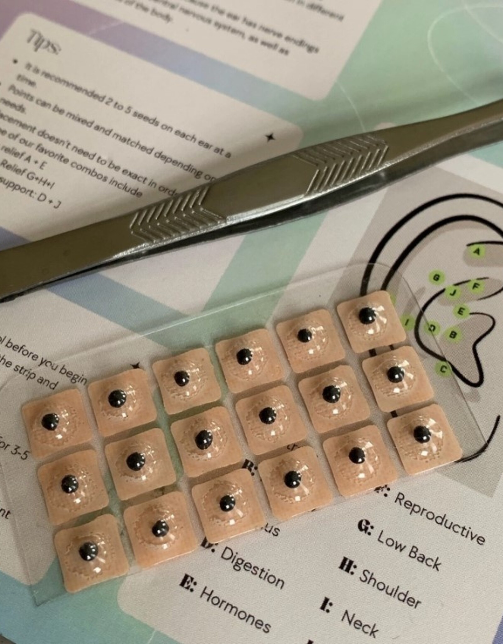 Ear Seeding / Acupressure At Home Kit 18pc