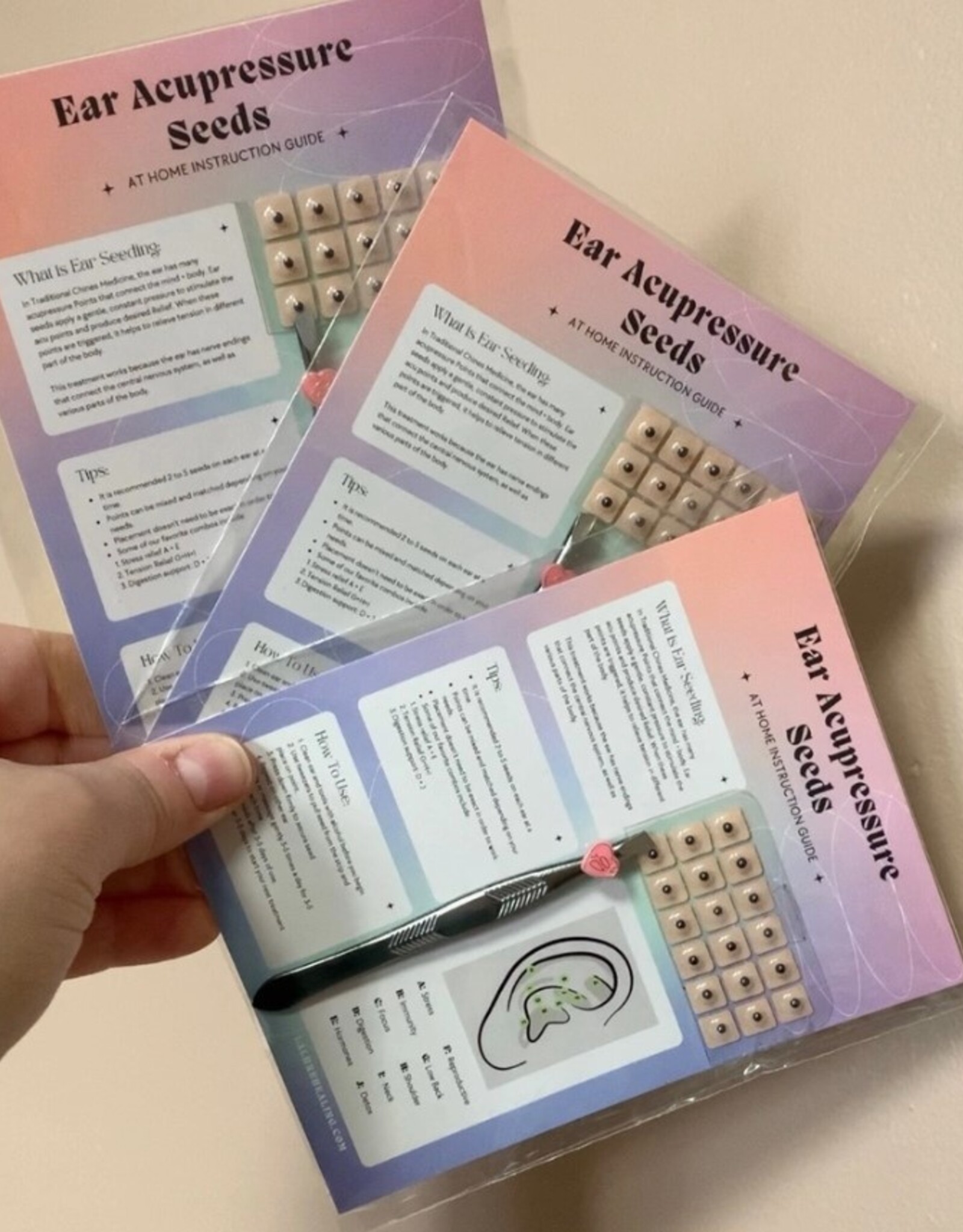 Ear Seeding / Acupressure At Home Kit 18pc