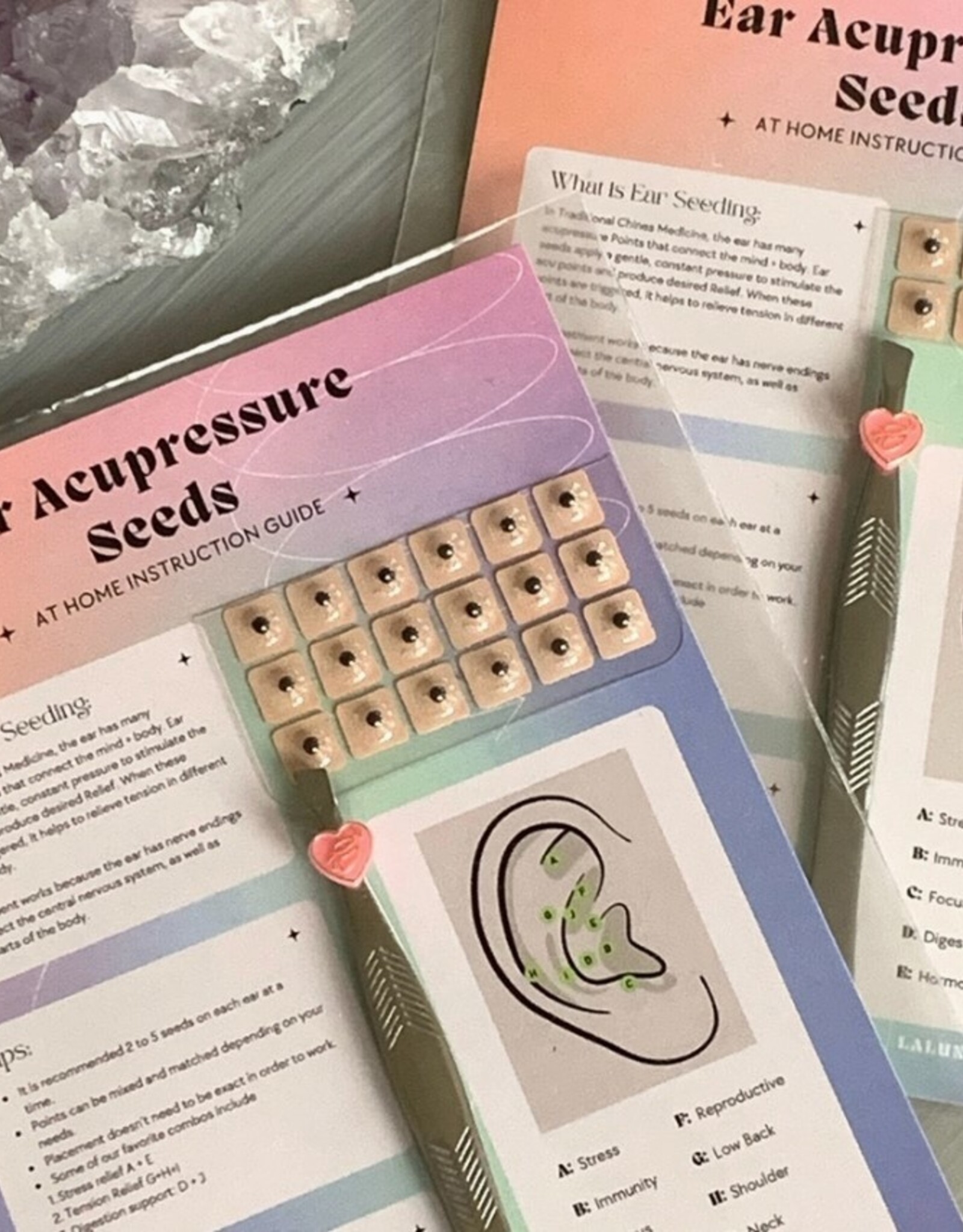 Ear Seeding / Acupressure At Home Kit 18pc