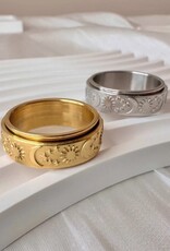 Celestial Fidget Spinning Ring | Gold | 10