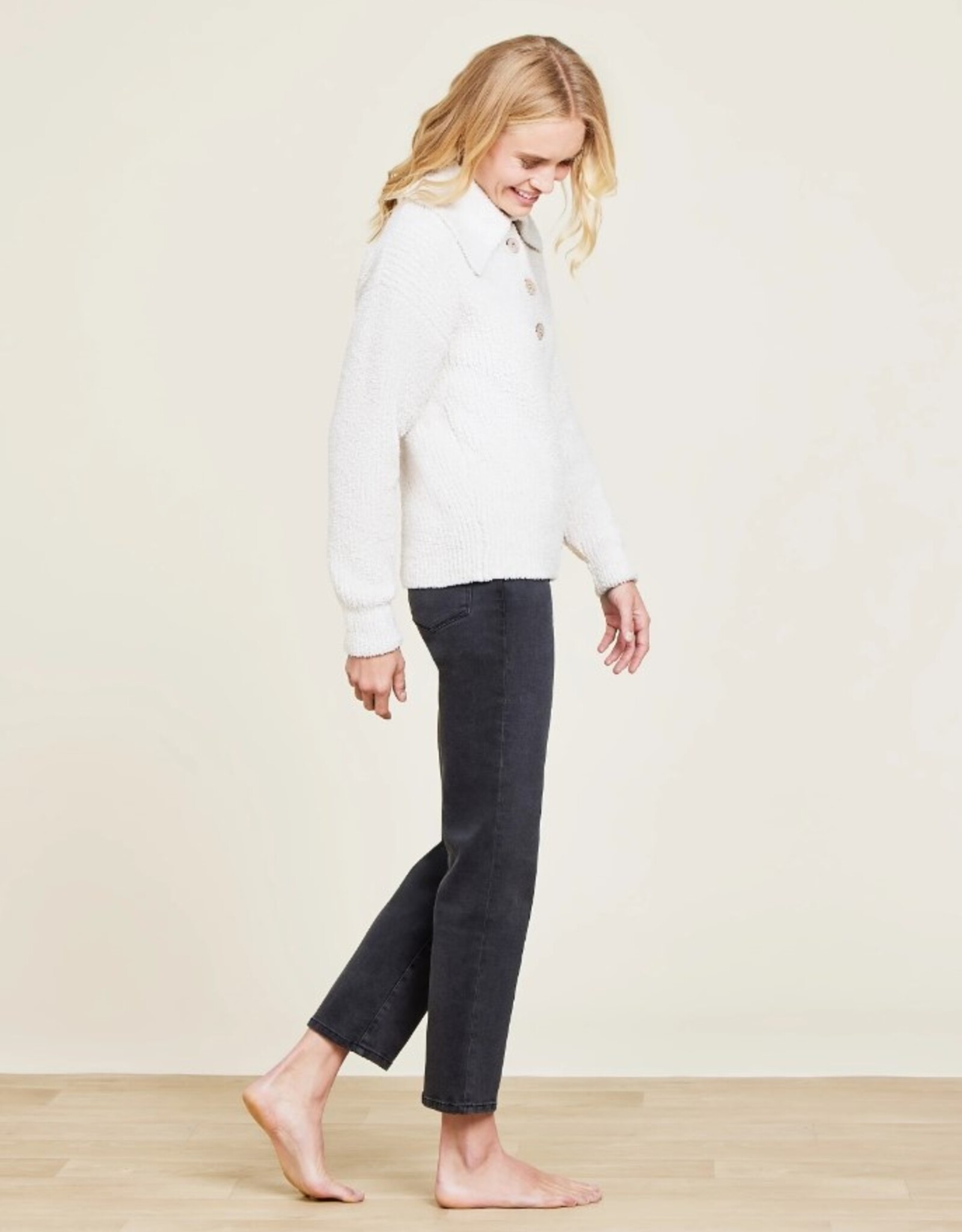Cozychic Button Pullover HE