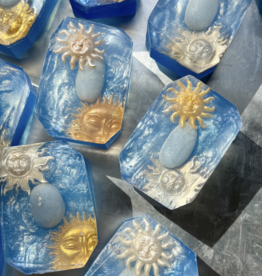 Crystal Infused Bar Soap Return of the Sun 7oz Yule Holiday Inspired