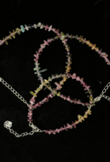 Multi-Colored Tourmaline | Adjustable Bracelet