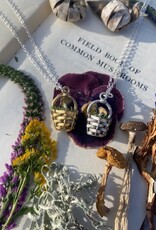 Tiny Foraging Basket Necklace |